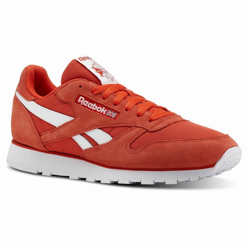 Reebok Classic Leather Tenisky Panske - Oranžové NP8194LE